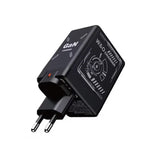 Dual Charger: Fast Charging Double Retractable Cable Travel Charger