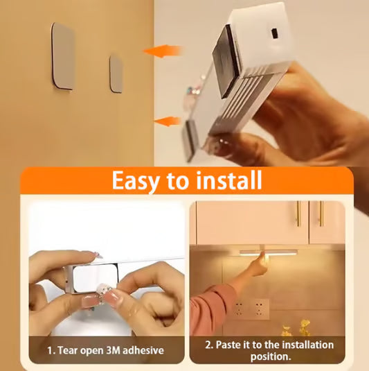 Punch-free Smart Sensor Magnetic Rechargeable LED Lights